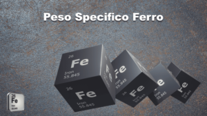 peso specifico ferro