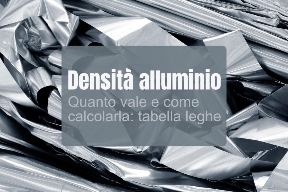 densità alluminio