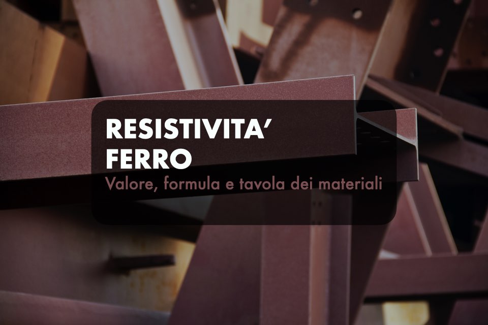 resistività ferro