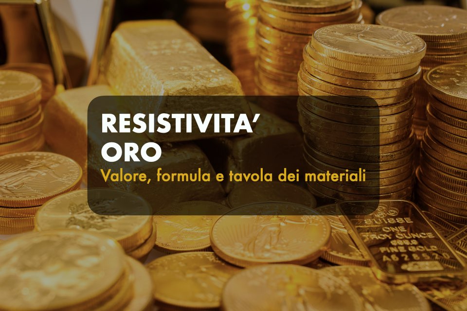 resistività oro