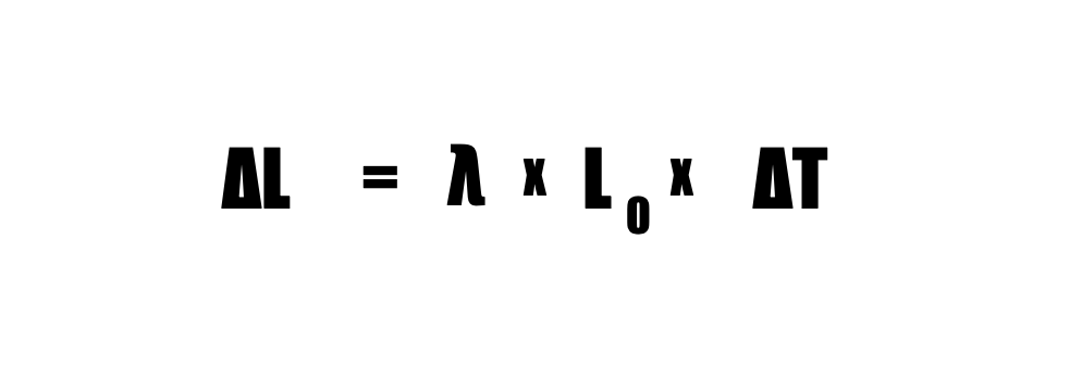 dilatazione termica lineare formula fisica